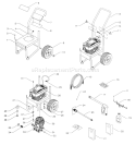 Page A Diagram and Parts List for 1040-3  Briggs and Stratton Pressure Washer